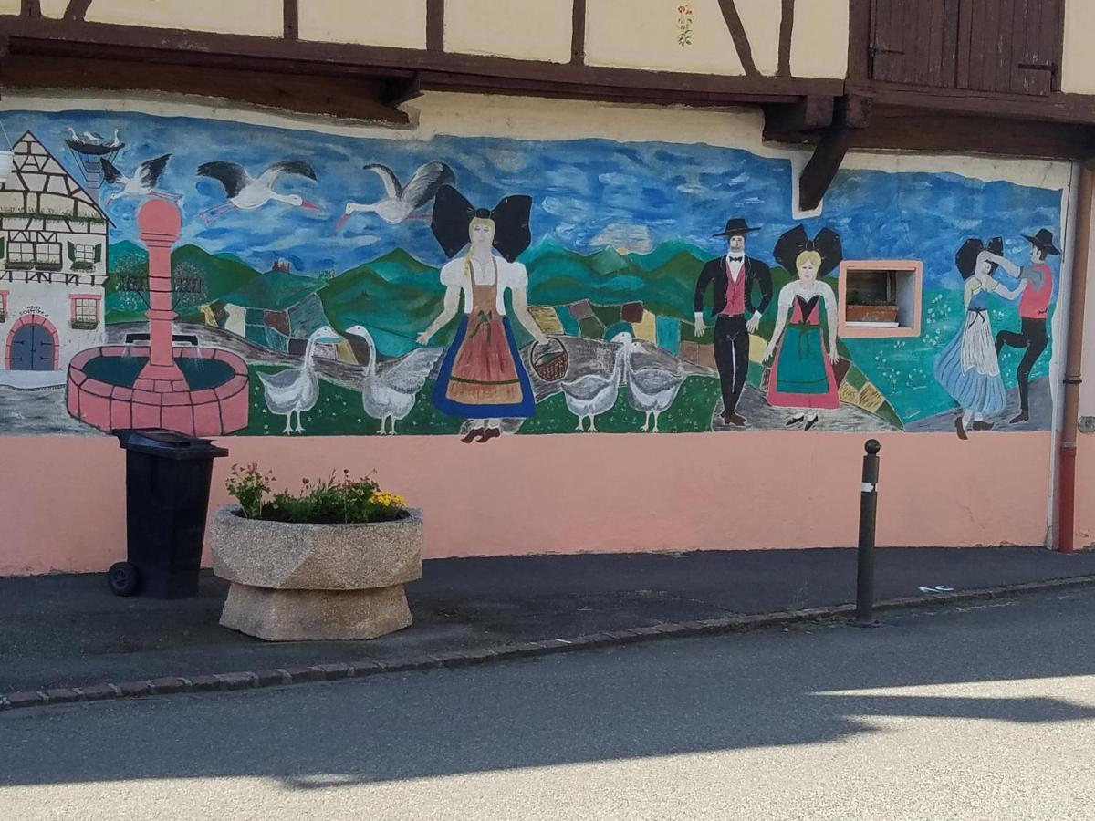 Bed and Breakfast Les mésanges de l'Ill à Andolsheim Extérieur photo